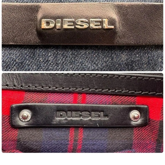 Diesel Women 3Way Denim Shoulder Clutch Handbag - Picture 5 of 14